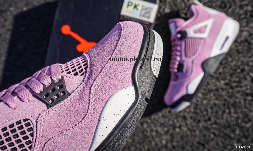 Jordan TO 4 READY PK RETAIL SHIP “Orchid” Air MATERIALS Jordan GOD 0504
